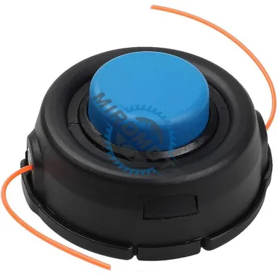 Cap tambur / mosor motocoasa cu fir, buton albastru compatibil Husqvarna T25, T35 (piulita 10 x 1.25) Cap tambur / mosor motocoasa cu fir, buton albastru compatibil Husqvarna T25, T35 (piulita 10 x 1.25)