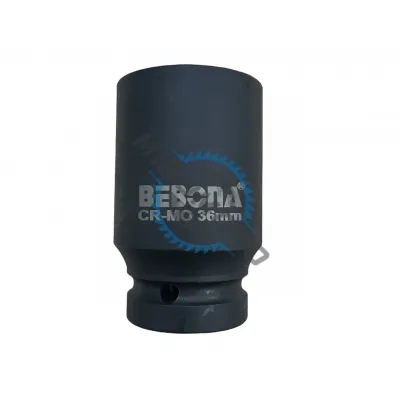Cheie tubulara lunga de impact, 36 mm, 3/4" CR-MO, BEBONA Cheie tubulara lunga de impact, 36 mm, 3/4" CR-MO, BEBONA