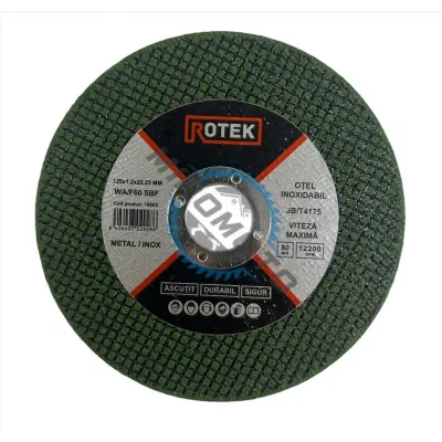 Disc debitat metal 125 X 1.2 X 22.23mm, ALL STEEL Disc debitat metal 125 X 1.2 X 22.23mm, ALL STEEL