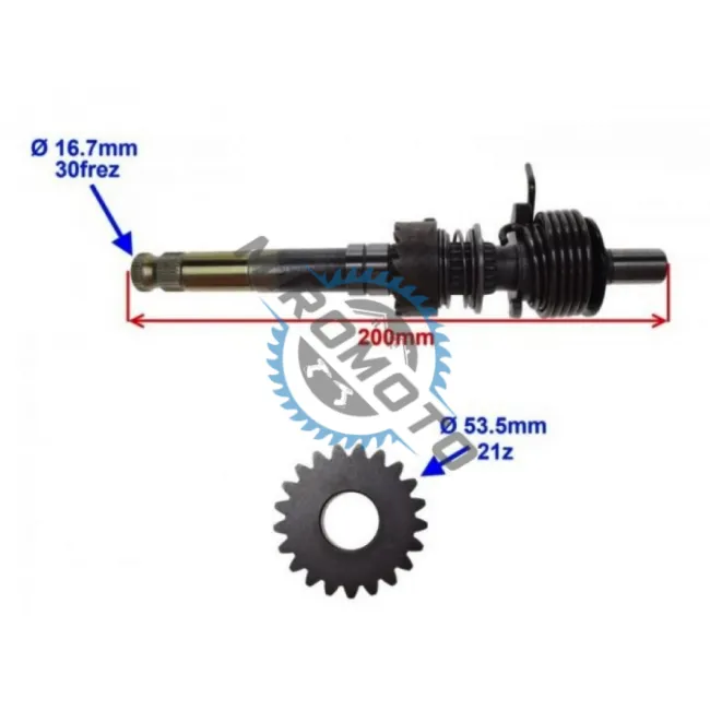 Mecanism pornire Cross YX140, 140cc