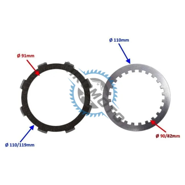 Kit discuri ambreiaj ATV / Cross YX140, 140cc