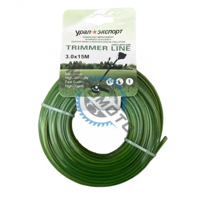 Fir motocoasa cu insertie carbon, 3 mm x 15m, patrat Fir motocoasa cu insertie carbon, 3 mm x 15m, patrat