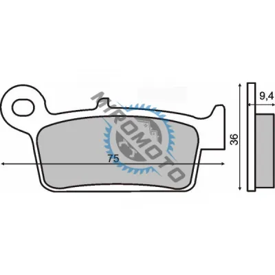 Placute frana spate Cross/Enduro Gas Gas, Honda, Kawasaki, Suzuki, Yamaha, Peugeot, Sachs 50-650cc, RMS Placute frana spate Cross/Enduro Gas Gas, Honda, Kawasaki, Suzuki, Yamaha, Peugeot, Sachs 50-650cc, RMS