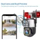 CAMERA DE SUPRAVEGHERE WIFI, DUBLA, 6MP, SENZOR MISCARE, ALARMA, NIGHT VISION, 355° CAMERA DE SUPRAVEGHERE WIFI, DUBLA, 6MP, SENZOR MISCARE, ALARMA, NIGHT VISION, 355°