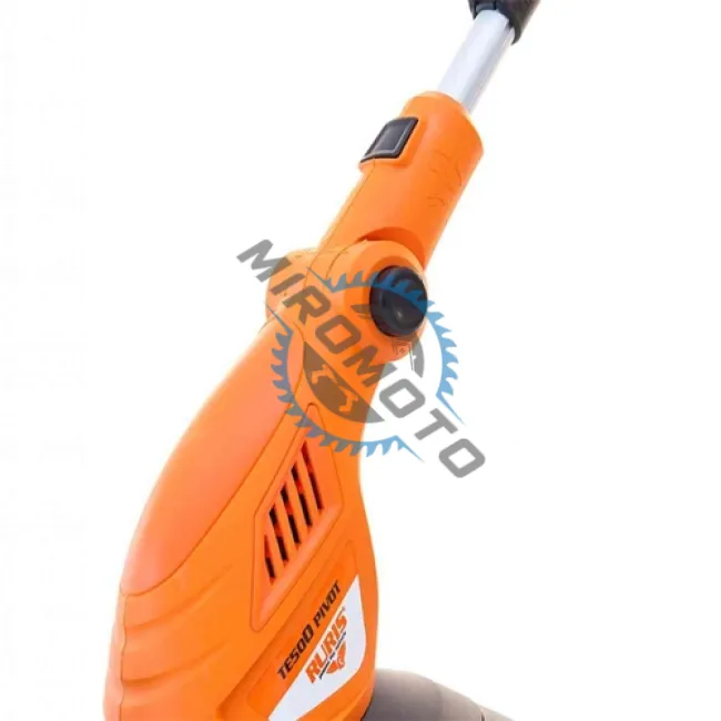 Trimmer electric RURIS TE500 Pivot, 500 W, 10000 RPM, diametru taiere 300 mm, fir 1.2 mm x 6 m