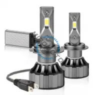 SET 2 BECURI AUTO, LED H7 CU VENTILATOR, 120W, PLUG & PLAY, IP68, 12000lm, 6000K, 12V, CANBUS, Alb Pur