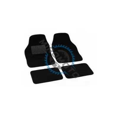 Set 4 Covorase Auto, Universale, Din Cauciuc Si Material Textil, Negru Set 4 Covorase Auto, Universale, Din Cauciuc Si Material Textil, Negru