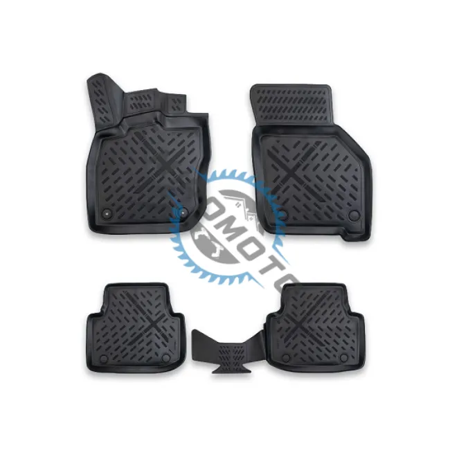 SET COVORASE AUTO TIP TAVITA, DEDICATE SKODA OCTAVIA MK1 (1996-2004), MATERIAL PREMIUM, NEGRU