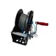 Troliu manual 2500 LBS (1133 Kg) cablu din otel, lungime 10m, frana activa cu clichet, Dragon Winch DWK25LINA