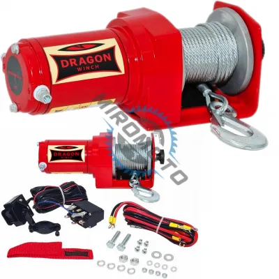 Troliu electric 12V, 2000 LBS (907 Kg) cablu din otel, lungime 10m, Dragon Winch DWM2000ST Troliu electric 12V, 2000 LBS (907 Kg) cablu din otel, lungime 10m, Dragon Winch DWM2000ST