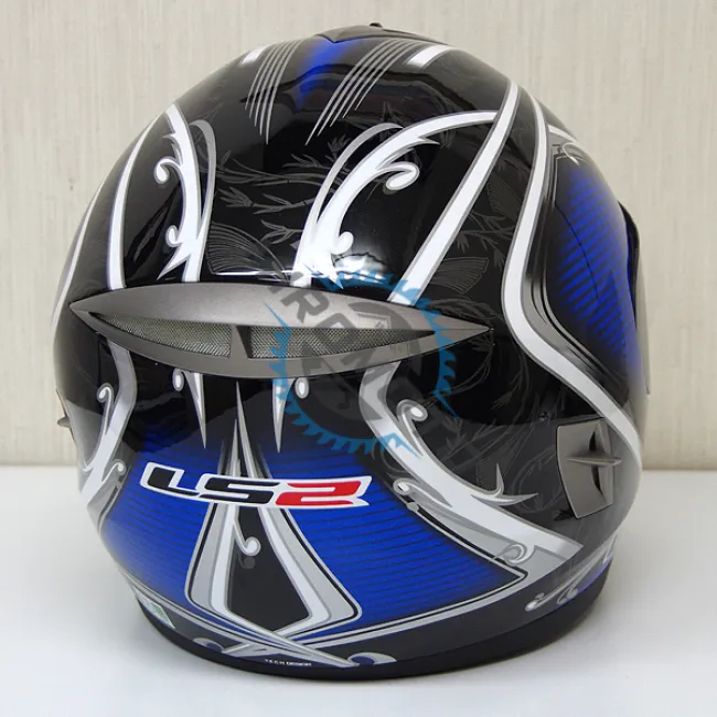 Casca moto full face/Integrala, LS2 FF366, culoare negru / albastru