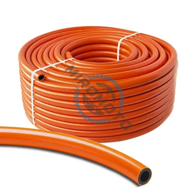 Furtun apa din PVC flexibil cu insertie, diametru 1 tol, lungime 50 metri, pentru gradina, presiune 8 bar, portocaliu Furtun apa din PVC flexibil cu insertie, diametru 1 tol, lungime 50 metri, pentru gradina, presiune 8 bar, portocaliu