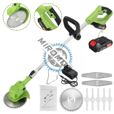 Motocoasa electrica Ieto cu 2 acumulatori 48 V, brat ajustabil, 2 Lame, 1 Disc Pentru Taiere, 20000 RPM, 2-3 Ore Autonomie, Verde Motocoasa electrica Ieto cu 2 acumulatori 48 V, brat ajustabil, 2 Lame, 1 Disc Pentru Taiere, 20000 RPM, 2-3 Ore Autonomie, Verde