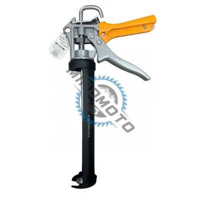 Pistol semicilindric pentru silicon, TOPBONA PMT20006, aluminiu Pistol semicilindric pentru silicon, TOPBONA PMT20006, aluminiu