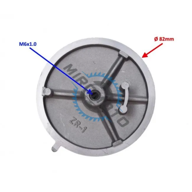 Capac chiulasa motor cross XY140, diametru 82mm