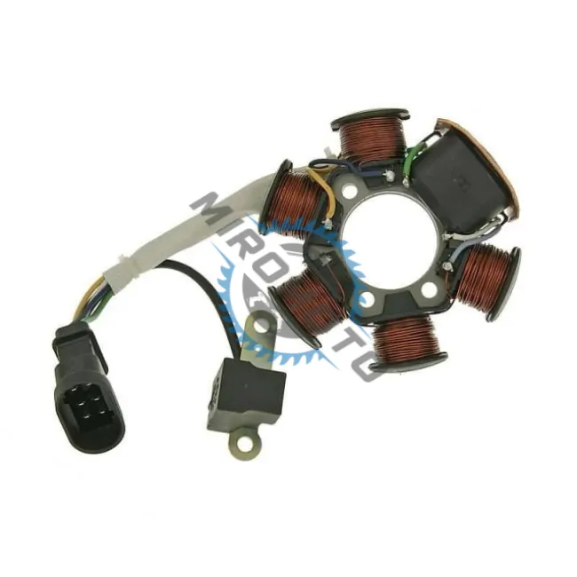 Magnetou / stator aprindere scuter Aprilia SR (04-), Derbi (03-), Gilera Runner (03-), Piaggio NRG (04-), Vespa LX - S (04-) 2 Timpi 50cc - RMS Italia