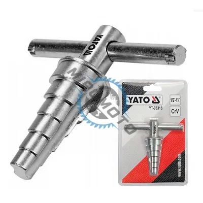 Cheie in trepte pentru radiator cu maner Yato YT-03318 Cheie in trepte pentru radiator cu maner Yato YT-03318