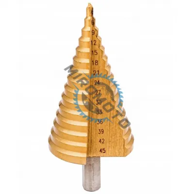 Burghiu conic in trepte, 4 – 45mm, HSS Burghiu conic in trepte, 4 – 45mm, HSS