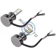 Set 2 Becuri Auto Led H1, 100W, Plug&Play, 12000lm, 6000K, 12v