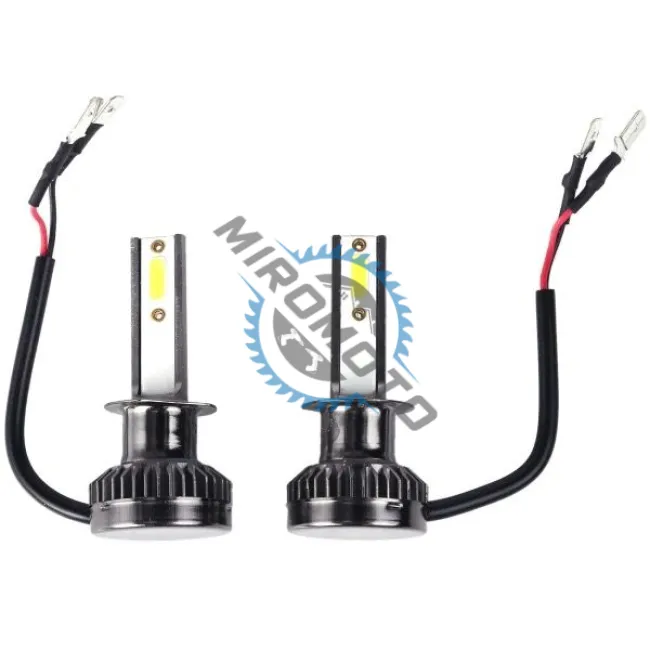 Set 2 Becuri Auto Led H1, 100W, Plug&Play, 12000lm, 6000K, 12v