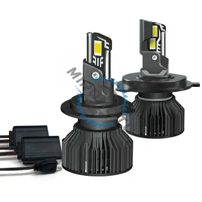 Set 2 Becuri Auto, Led H7 cu ventilator, 180w, 23000lm, IP68, 6000k, 9-36V, canbus, premium Set 2 Becuri Auto, Led H7 cu ventilator, 180w, 23000lm, IP68, 6000k, 9-36V, canbus, premium