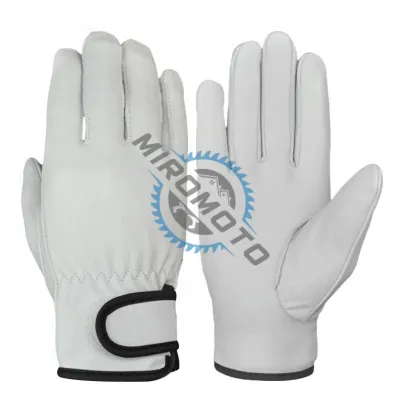 Manusi de protectie din piele manseta velcro Manusi de protectie din piele manseta velcro