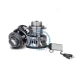 Set 2 Becuri Auto H7, laser led, cu ventilator si lupa, 100w, 52000lm, IP68, 6000k, 12v, canbus