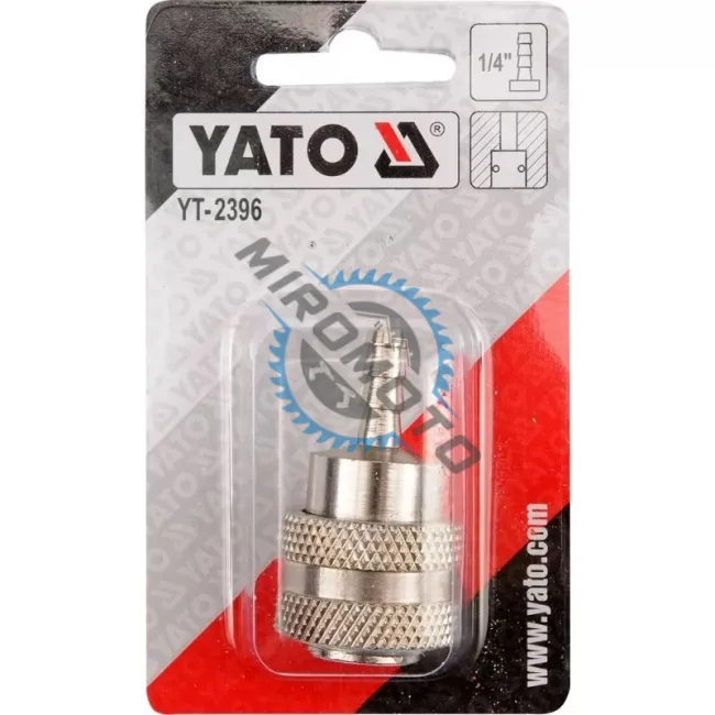 Mufa rapida pentru furtun aer comprimat, mama, 1/4", Yato YT-2396