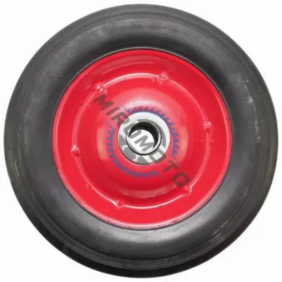 Roata carucior, cauciuc brut, 8x1.75, ax 20mm Roata carucior, cauciuc brut, 8x1.75, ax 20mm