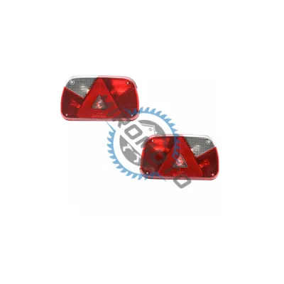 Set lampi spate remorca, stanga/dreapta cu bec, functie ceata, 12V 