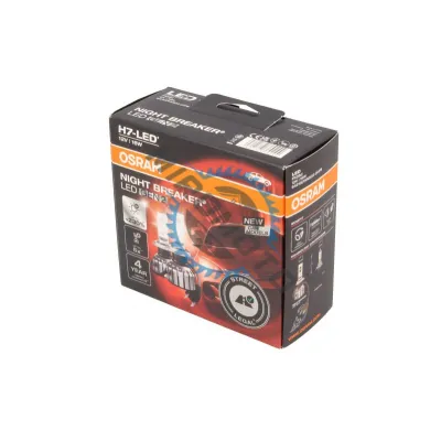 Set 2 becuri H7 led night breaker gen2 osram, omologate rar, 6000k, alb-rece, + 230%, 16W, 12v Set 2 becuri H7 led night breaker gen2 osram, omologate rar, 6000k, alb-rece, + 230%, 16W, 12v