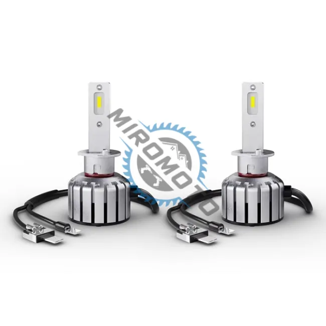 Set 2 becuri H1 led night breaker osram, omologate rar, 6000k, alb-rece, 16W, 12v