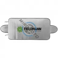 Protectie pentru parbriz, parasolar, Fieldmann, Textil/ Metal, 140 x 70 cm, Argintiu