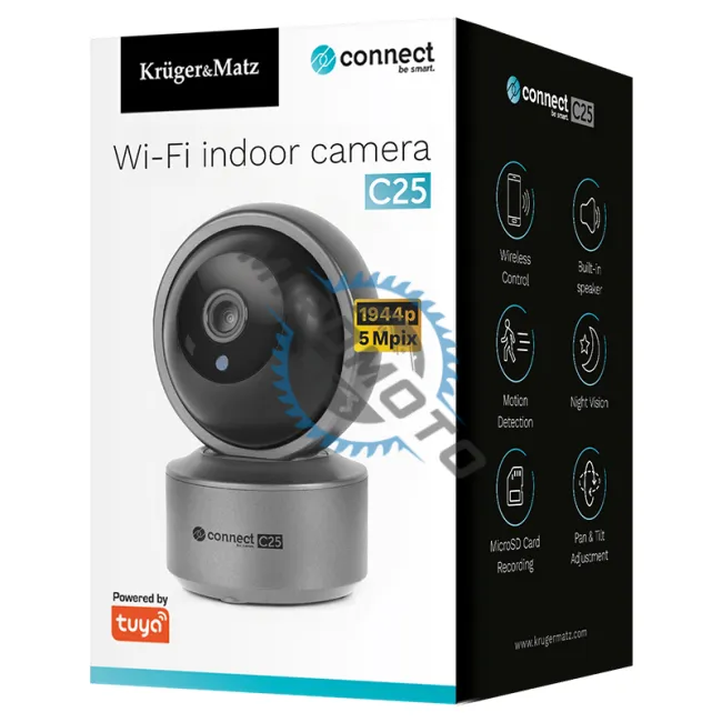 Camera de supraveghere wifi, 5mp, Baby Monitor Audio Video, Vedere Nocturna, Senzor Miscare, Control Vocal