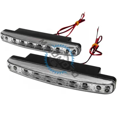 Set 2x Lumini De Zi DRL, 8 Led, 6000K Set 2x Lumini De Zi DRL, 8 Led, 6000K