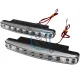 Set 2x Lumini De Zi DRL, 8 Led, 6000K