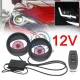 Set 2 lupe devil eyes cu display led 3 inch, control prin telecomanda, 8 moduri de iluminare, retrofit faruri sau proiectoare, compatibile cu diverse modele auto, rezistenta IP67