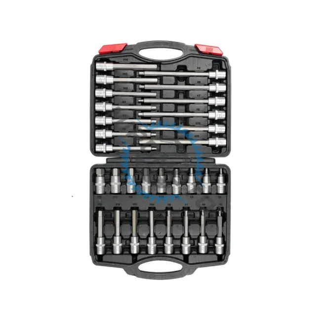 Trusa biti crv 1/2'' hex, 30 piese, Yato YT-77540