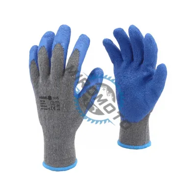 Manusi de protectie din latex, culoare albastru-gri, marimea 10 Manusi de protectie din latex, culoare albastru-gri, marimea 10