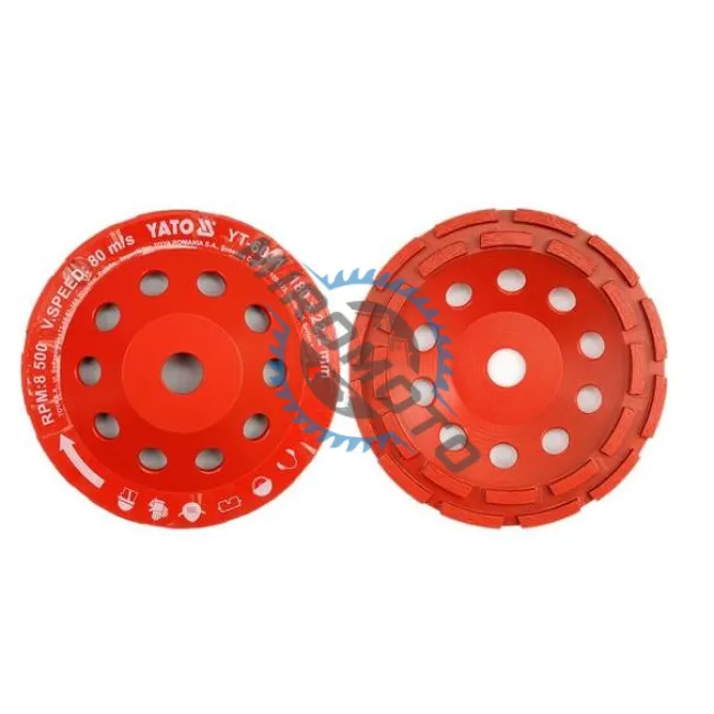 Disc cupa diamantat pentru slefuit, 125x22mm, Yato YT-6032