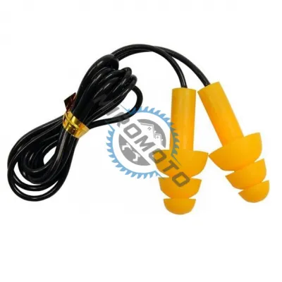 Set antifoane cu fir tip dop pentru urechi, Yato YT-7456, 8-10mm, silicon