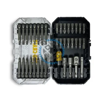 Set Biti Procraft BS-37, adaptoare priza ,chei, 37 piese