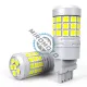 Set 2 becuri auto, led t20 cu lupa, 120w, 10000lm, 6000k, 12v, 42 smd, 2 faze, alb