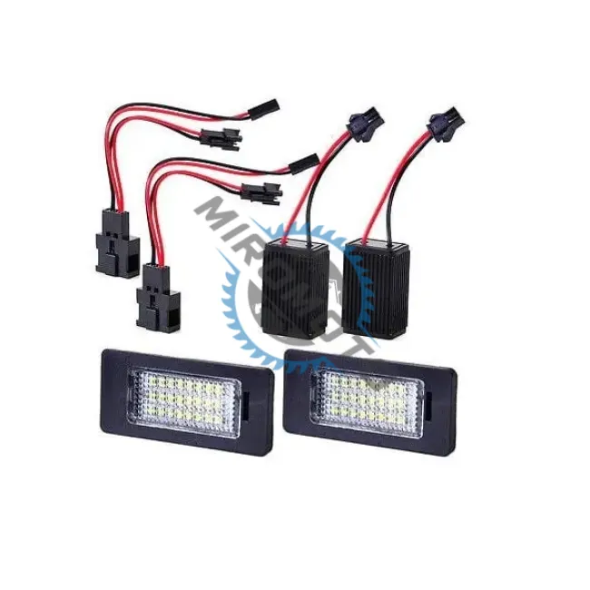 Set 2 lampi numar LED pentru audi tt , q5, a4 b8, s5, a5, canbus