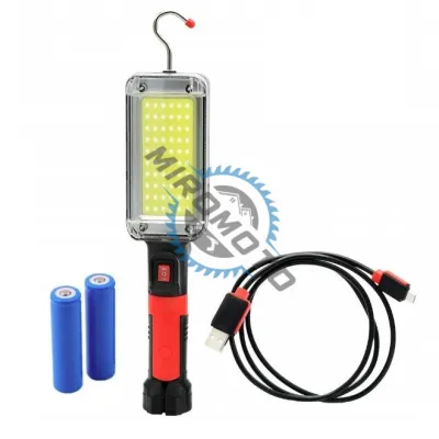 Lampa magnetica cu acumulator 20W, COB led, reincarcabila, USB Lampa magnetica cu acumulator 20W, COB led, reincarcabila, USB