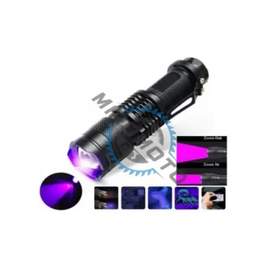 Lanterna tactica cu LED UV reincarcabila USB