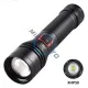 Lanterna reincarcabila, LED XHP50, 3 moduri iluminare, type-c, zoom telescopic Lanterna reincarcabila, LED XHP50, 3 moduri iluminare, type-c, zoom telescopic
