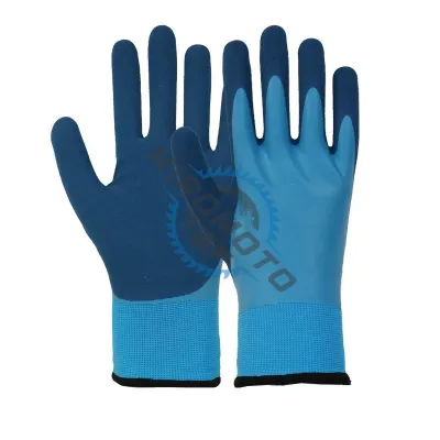 Manusi de protectie, impregnate in latex, albastre, anti vibratii pentru munca mecanica de siguranta, marimea 10 Manusi de protectie, impregnate in latex, albastre, anti vibratii pentru munca mecanica de siguranta, marimea 10