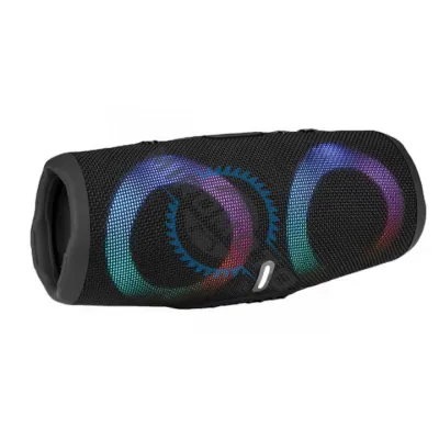 Boxa portabila, putere 10W, IPX6, lumina RGB, bluetooth V5.2, aux, usb, TF card Boxa portabila, putere 10W, IPX6, lumina RGB, bluetooth V5.2, aux, usb, TF card