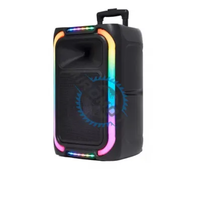 Boxa portabila, putere 65W, lumina RGB, bluetooth V5.3, microfon wireless, aux, usb Boxa portabila, putere 65W, lumina RGB, bluetooth V5.3, microfon wireless, aux, usb